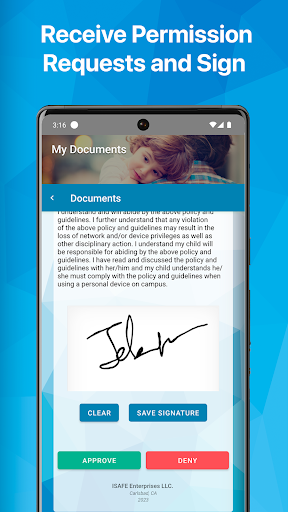ISAFE Direct MyOK Screen 3
