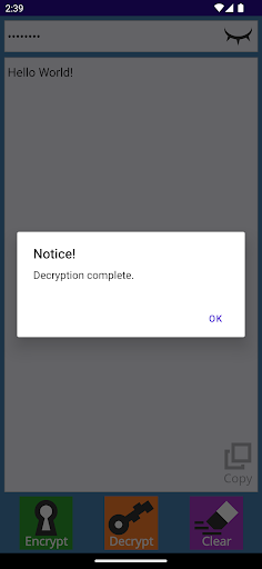 QDCrypt Screen 2