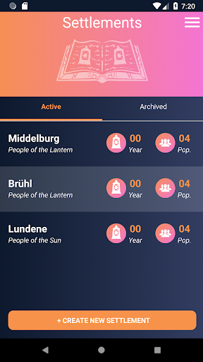 Android application Scribe for KD:M screenshort