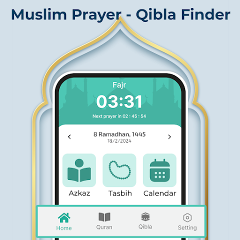 Muslim Prayer - Qibla Finderのおすすめ画像1