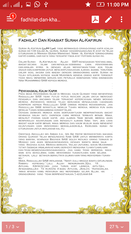 4 Qul Terjemahan & Fadhilatnya de Fikratul Insan - (Android 