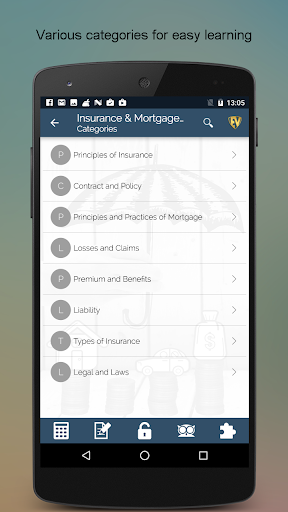 Insurance, Mortgage Dictionary Screen 2