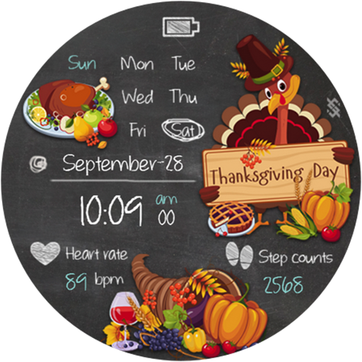 BFF24- Thanksgiving day Turkey - AppWisp.com