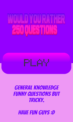 Would You Rather 250 Questions - Screenshot 4