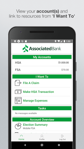 Android application WEX Health Training #9 screenshort