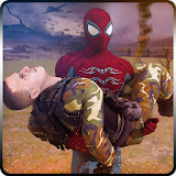 Incredible Spider Flying Hero icon