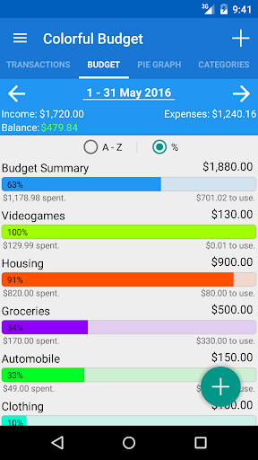 Colorful Budget Screenshot 2 - AppWisp.com