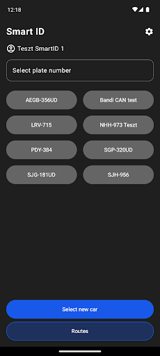 Android application SmartID screenshort