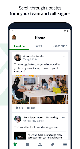 Stadtwerke Solingen Intranet ekran görüntüsü