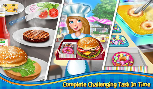 Burger Serving Cafe: Food Game  screenshots 7
