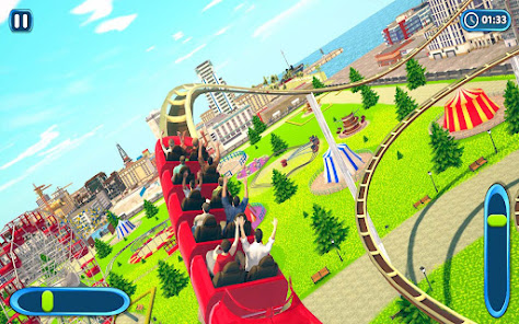 Rollercoaster Theme Fun Park apkpoly screenshots 10