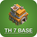 New COC Town Hall 7 Base icon