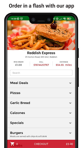 Reddish Express Screen 2