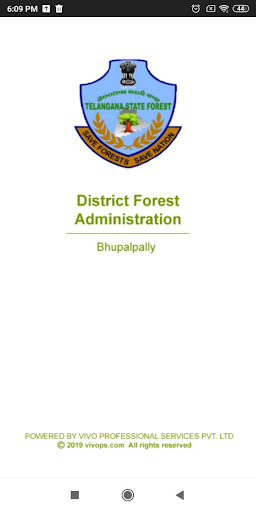 Android application DFA Bhupalpally screenshort