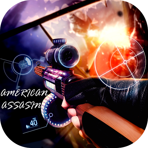 American Sniper Shooting 3d logo