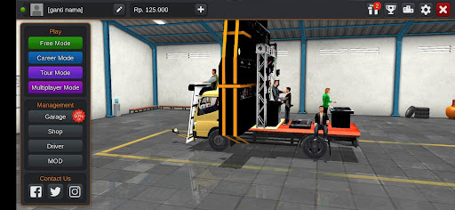 Mod Bussid Truck Oleng Dj Screen 2