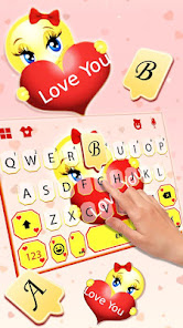 Captura 3 Love You Emoji Tema de teclado android