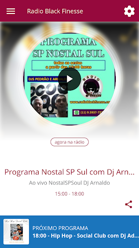 Android application Radio Black Finesse screenshort