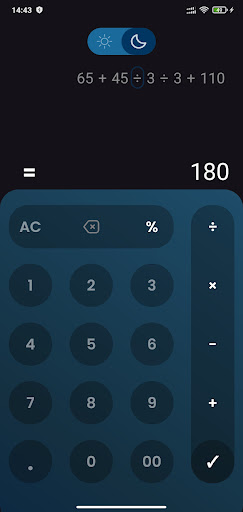 CalcSwift Screen 2