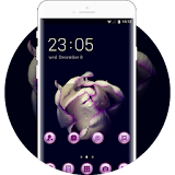 Flower Petal Purple Theme for Gionee A1 Wallpaper icon