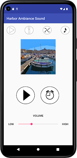 Android application Harbor Ambiance Sound screenshort