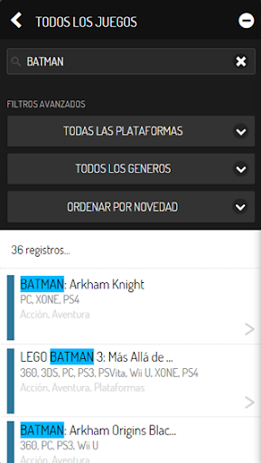 Mi colección de juegos Screen 2