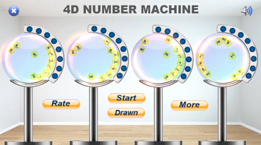Android application 4D Number Machine screenshort