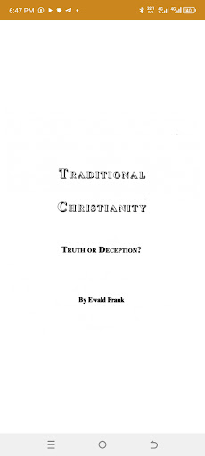 Android application Traditional Christianity screenshort
