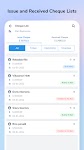 screenshot of Chequebook Ledger