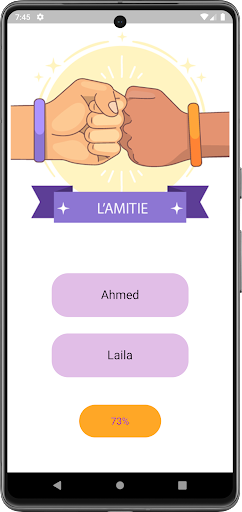 Amitié: قياس نسبة الصداقة Screen 3