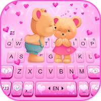 Тема для клавиатуры Bear Couple