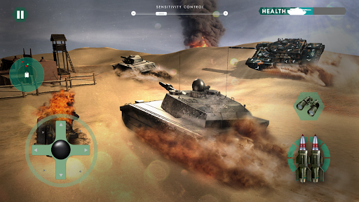 Télécharger guerre réservoir: Blitz Tank APK MOD (Astuce) screenshots 3