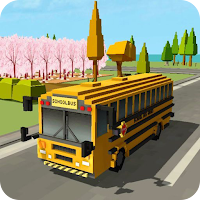 Школьный автобус симулятор: Блочный мир