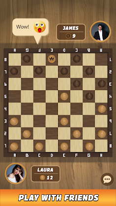 Checkers board game - Screenshot 3