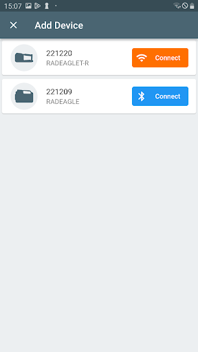 Android application RADsync screenshort