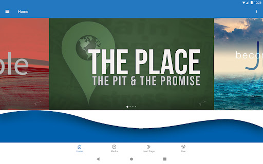 Screenshot of Pathways Church App