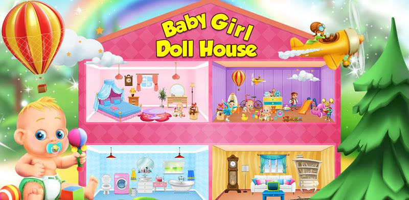 Girl Doll House: Design & Clean Luxury Rooms