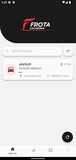 Android application Frota Locadora screenshort