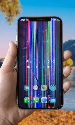 Broken Screen Wallpaper Prank