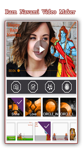 Android application Ram Navami Photo Video Maker screenshort