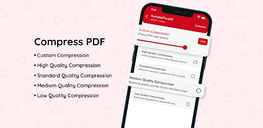 Android application Compress PDF: Reduce PDF Size screenshort