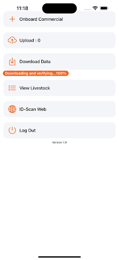 Android application IDScan screenshort