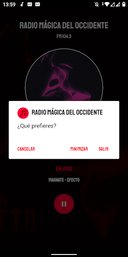 Radio Mágica del Occidente Screen 2