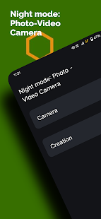Night mode: Photo-Video Camera Screenshot