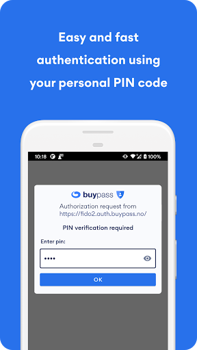 Buypass FIDO2 Screen 2