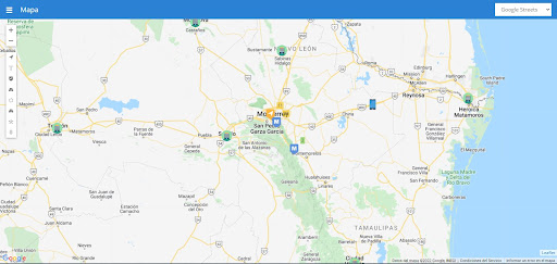 Android application Optimus Rastreo GPS screenshort