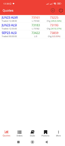 Android application RSI Trader screenshort