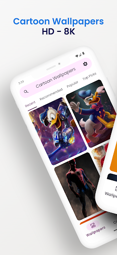 Screenshot of Cool Cartoon Wallpapers HD 4K