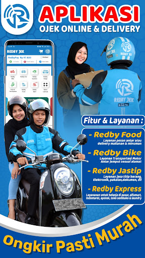Android application REDBY JEK - Ojek Online & Food screenshort