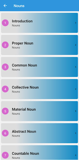 English Grammar Guide Screen 3